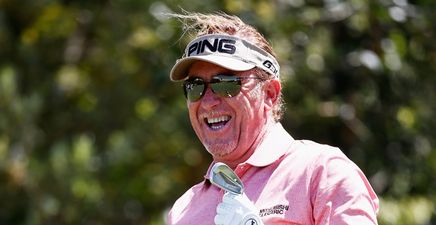 Video: The dancing Spaniard is back – Miguel Angel Jimenez celebrates holing out for eagle at Spanish Open