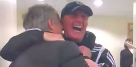 Video: Jose Mourinho and Tony Pulis shared a bromantic moment before WBA v Chelsea