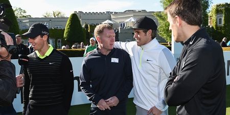 VIDEO: Paul Scholes is taking no risks in his Pro-Am with Rory McIlroy and Niall Horan