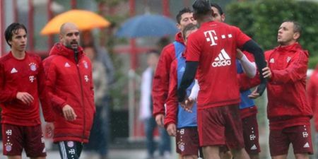 WATCH: Jerome Boateng and Robert Lewandowski separated by teammates after training ground clash