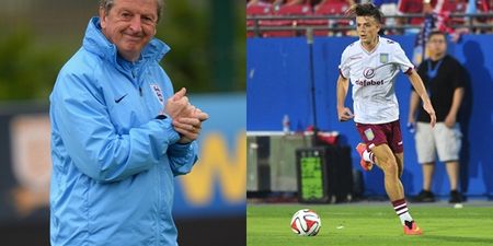 Roy Hodgson says Jack Grealish is on England’s radar but he will not put undue pressure on the youngster