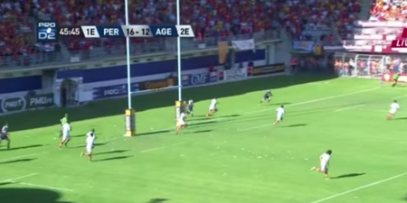 Video: Canadian winger scores outrageous 110m try in French Pro D2 semi final