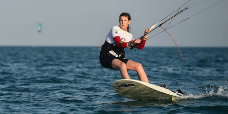Jade O’Connor found kite-boarding by accident, but now wants to be a World Champion at 42