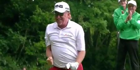 VIDEO: Miguel Angel Jimenez breaks out the dad-dance to celebrate another hole-in-one