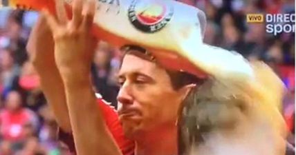 WATCH: Robert Lewandowski proves that he’s the footballer we all want to party with