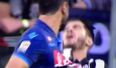 VINE: Alvaro Morata gets his comeuppance for sledging Napoli defender