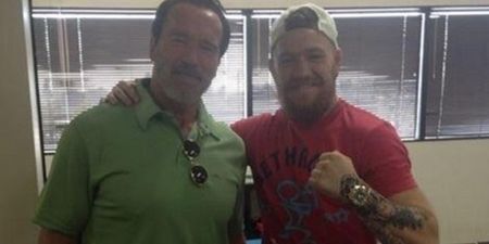 Arnold Schwarzenegger can’t get enough of Conor McGregor