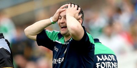 Pic: From Clare to here: Limerick manager TJ Ryan winds down from Banner clash with spot of Under-8 training