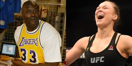 Shaquille O’Neal puts his giant foot in his giant mouth with Ronda Rousey comment