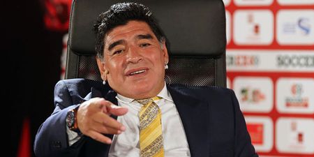 Diego Maradona’s response to the Fifa arrests was as subtle as you’d expect it to be