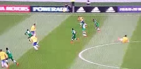 Vine: Absolutely sensational rabona assist from Nigeria in the U-20 World Cup