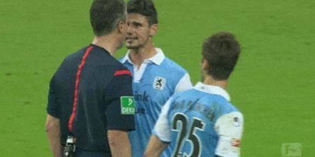 GIFS: German referee is the biggest badass since the days of Pierluigi Collina