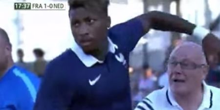 WATCH: France U20 midfielder’s goal involved such quick-thinking that it outfoxed the cameraman
