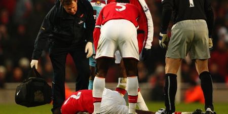 Arsenal finally release football’s most injury prone player
