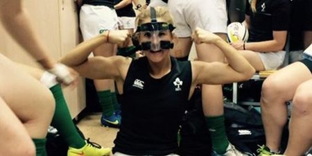 Irish rugby star Megan Williams has clearly been in the wars again