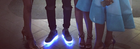 Alex Song’s shoes are either the world’s greatest fashion statement or an abomination