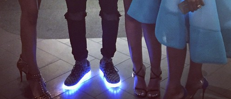 Alex Song’s shoes are either the world’s greatest fashion statement or an abomination
