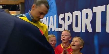 VIDEO: Swedish youngsters just about implode with joy after meeting Zlatan