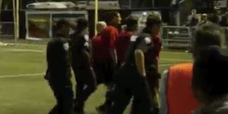 Video: Referee needs police escort after absolutely mental match in U.S. Open Cup