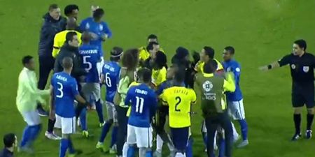 Video: Neymar and Carlos Bacca sent off following embarrassing scenes at Copa America