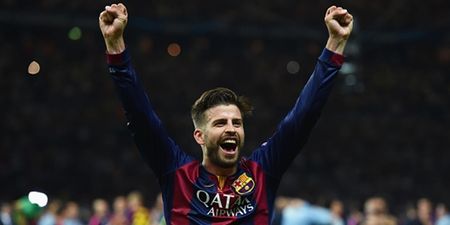 VIDEO: Gerard Pique isn’t having a Jack Grealish kind of holiday but he can fly without wings