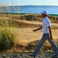 The shot of Rory McIlroy that shows just how ridiculous the Chambers Bay golf course really is