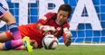 VINE: Japan goalkeeper forgets there’s not a forcefield on the goalline as she commits criminal howler