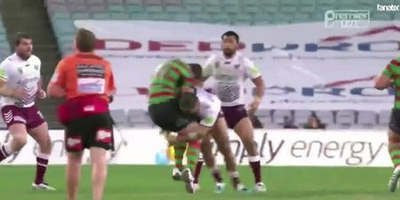 Video: It hurts just to watch this bone-crunching NRL hit