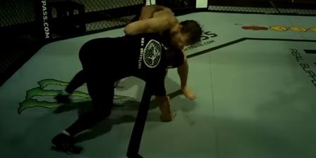 WATCH: Conor McGregor drilling wrestling techniques ahead of UFC 189