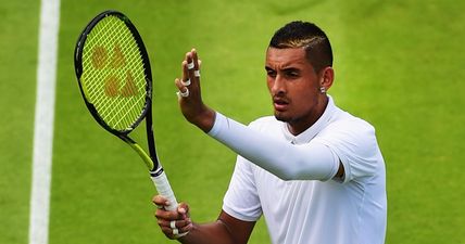 VINE: Controversial Nick Kyrgios snaps at Wimbledon umpire: “Do you feel strong up there?”