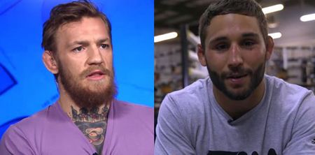 Chad Mendes tries to get under Conor McGregor’s skin by cosying up to Jose Aldo