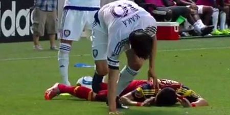 Vine: Kaka gets soft red card for essentially being too clumsy