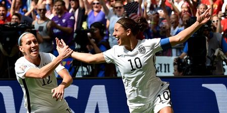 Video: USA Women are world champions and now scoring goals from Jupiter