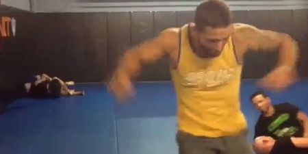 Video: Nothing to see here, just Chad Mendes doing some Irish dancing ahead of Conor McGregor fight