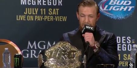 Conor McGregor posts classy and humble first message as a UFC champion
