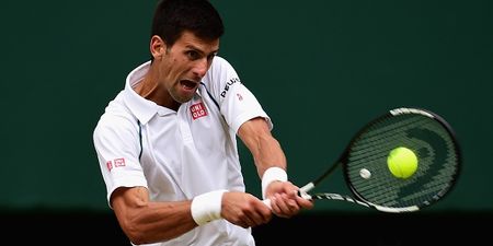 Watch: Novak Djokovic continues his strange Wimbledon victory ritual