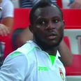 Video: Ex-Arsenal man Emmanuel Frimpong gets red card for swearing at fan who racially abused him