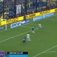 Vine: Phenomenal rabona goal completely upstages Carlos Tevez’s Boca Juniors return