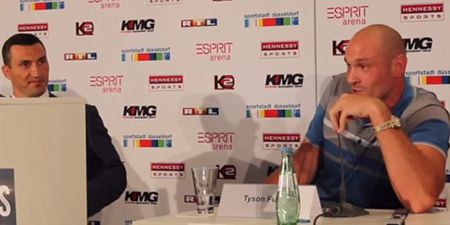 Video: Tyson Fury tears Wladimir Klitschko to shreds during press conference