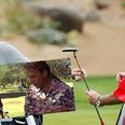 Golfer and caddie fall out, caddie walks off golf course, golfer has to find supporter to fill in