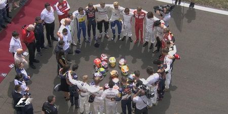 VIDEO: Formula One drivers lead touching minute’s silence in memory of Jules Bianchi