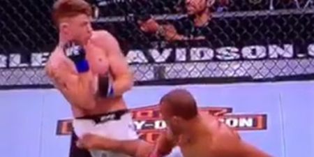 WATCH: UFC Chicago saw the most painful nutshot in the history of anything