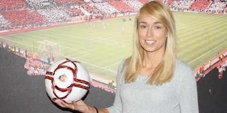 Stephanie Roche’s first goal for Sunderland was a searing thunderbolt