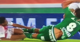 Video: Rapid Wien’s Schwab gets red card for hideous two-footed horror tackle