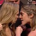 One of the more intense staredowns as Ronda Rousey and Bethe Correia both make weight
