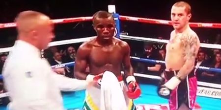 VIDEO: Is this the worst boxing decision to throw in the towel of all time?