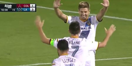 Video: Robbie Keane and Steven Gerrard combine to finish off Colorado Rapids