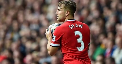 PICS: When one fan jumped the gun with jersey number, Luke Shaw leaped to the rescue