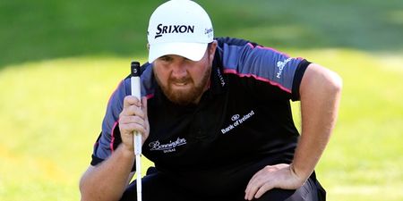 Shane Lowry finds himself alone in second after a battling Friday at Firestone
