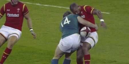 WATCH: Andrew Trimble’s bone-shuddering hit tees up scintillating Keith Earls try